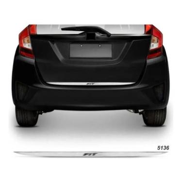 Imagem de Friso Porta Malas Honda Fit 2015 A 2018 Cromado Com Grafia - Resitank