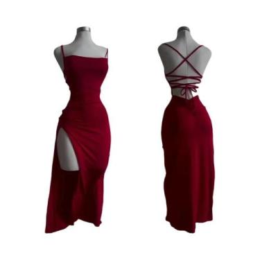 Imagem de Vestido De Verão Com Alça Halter, Estilo Sensual E Ousado, Com Detalhe