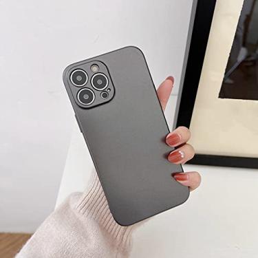 Imagem de Capa de silicone macio chapeamento de luxo para iphone 13 12 mini 11 pro xs max xr x 8 7 6 6 s plus se 2020 capa de proteção de quadro, cinza, para iphone 12 pro