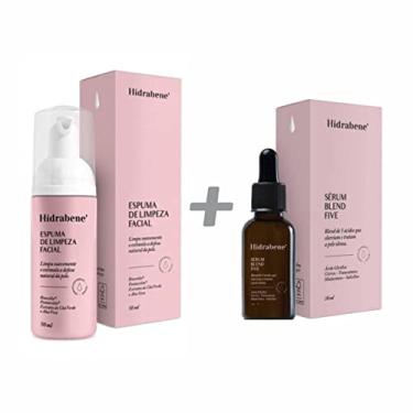 Imagem de Kit Espuma de Limpeza Facial 50ml + Sérum Blend Five 30ml - Hidrabene