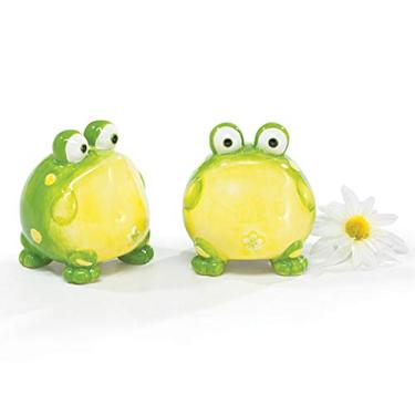 Imagem de Kit de saleiro e pimenteiro Toby The Toad Frog