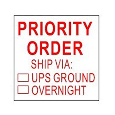 Imagem de Pedido prioritário – Envio via UPS Ground ou Overnight selo pré-tinta – PSI 4141