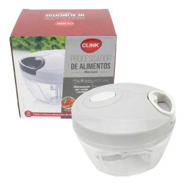 Imagem de Mini Processador De Alimentos Manual Triturador Alho Legumes