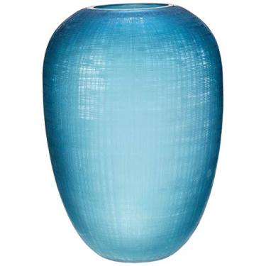 Imagem de Cuttin Vaso 24 * 34cm Vidro Azul Cn Home & Co Único
