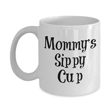 Imagem de Caneca Mommy's Sippy Cup - Caneca de café - Chá vinho chocolate quente - Presente divertido