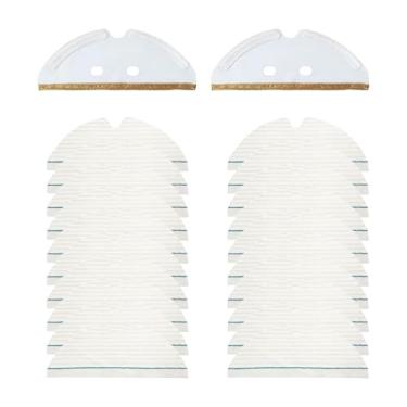 Imagem de Almofadas de substituição para aspirador de pó laváveis para esfregão suporte de esfregão peça sobressalente para aspirador de pó RoborockMax E35 Almofadas de substituição