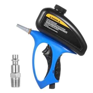 Imagem de CIADAZ Máquina de jateamento de areia pneumática portátil anti-ferrugem, pulverizador de lápide de vidro, máquina de jateamento com bico pequeno