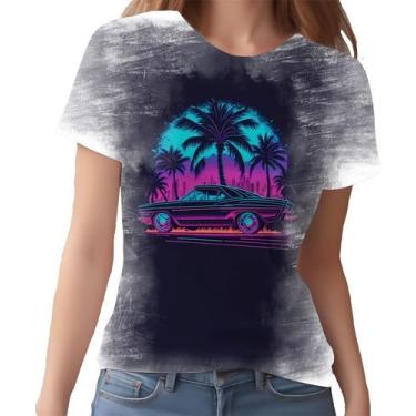 Imagem de Camiseta Camisa Estampadas Carros Moda Cenário Praia Hd 2 - Enjoy Shop