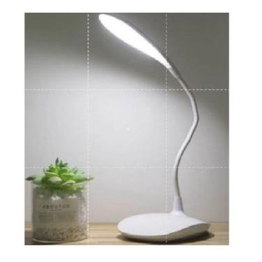 Imagem de Luminária Led Recarregável Para Mesa Flexível 360 Garra Clip - led dec
