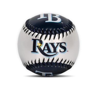 Imagem de Franklin Sports MLB Tampa Bay Rays Team Baseball - Logotipo da equipe MLB Bolas de beisebol macias - Brinquedo de beisebol para crianças - Ótima decoração para mesas e escritório