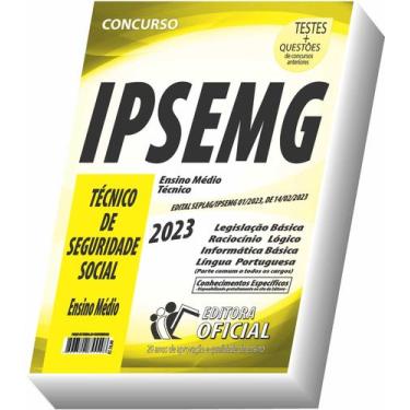 Imagem de Apostila Ipsemg Técnico De Seguridade Social - Ensino Médio - Curso of