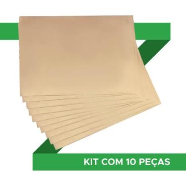 Imagem de 10X Placa Fenolite 10x15 Virgem (kit com 10 placas) - CHIPSCE