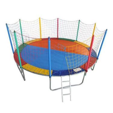 Imagem de Cama Elástica Nacional Colorida 4,00 Metros - Toys Plastic