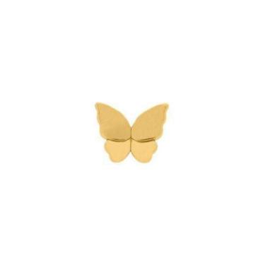 Imagem de Brinco Elegante Moderno Borboleta Minimalista - GEMERSON BIJOUX, Doura