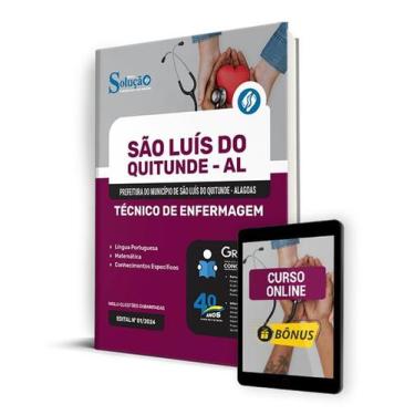 Imagem de Apostila Prefeitura de São Luís do Quitunde - AL 2024 - Técnico de Enf