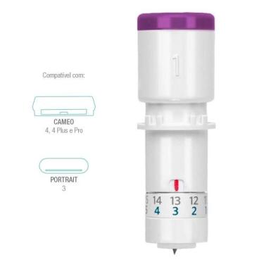 Imagem de Lâmina de Corte Silhouette 2mm Tipo B Agulha P/ Cameo 4 e Portrait 3 -