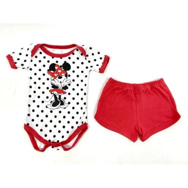 Imagem de Conjunto manga curta body E short minnie