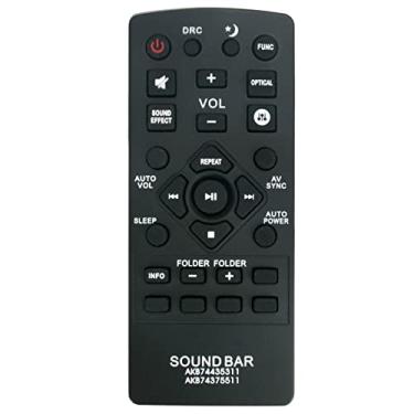 Imagem de AKB74375511 AKB74435311 Controle remoto de substituição adequado para LG Sound Bar LAP250H LAS751M LASC55 LAS750M LAS450H LAS855M LAC555H LAS950M LAD350H LAS455H LAS551H LAS550H LAS550H LAS550H 55A1 D