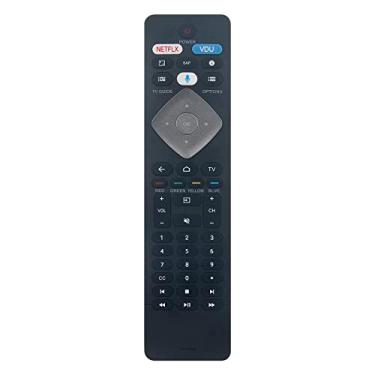 Imagem de Beyution Controle remoto de voz de substituição BT800 adequado para Smart TV Philips 65PFL5504/F7 50PFL5604/F7 65PFL5602/F7 43PFL5704/F7 55PFL5704/F7 65PFL5504/F6 50PFL5704/F7 55PFL5704/F7 55PFL5504