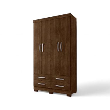 Imagem de Roupeiro Viena 04 Portas E 04 Gavetas Malbec