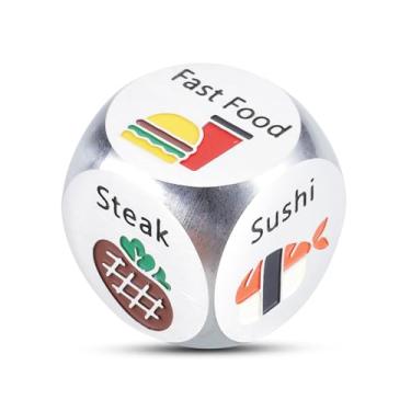 Imagem de XPENMULBOJA Anniversary Valentines Day for Him Her Date Night Gifts for Couples Husband Wife Food Decision Dice Gifts for Boyfriend Girlfriend Funny Gag Gifts Birthday
