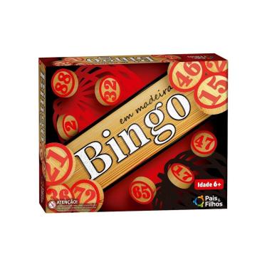 Imagem de Jogo Bingo Em Madeira - 36 Cartelas
