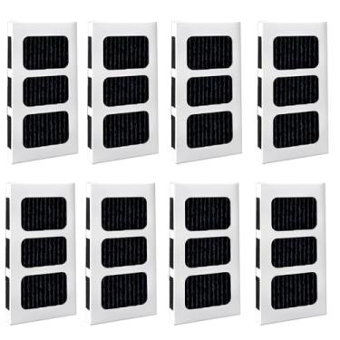 Imagem de Pacote com 8 peças de substituição de filtro de ar para geladeira compatível com PAULTRA2, Frigidaire Pure Air Ultra 2, Pure Air Ultra II e Electrolux FRIDGIDARE modelo 242047805, 5303918847,