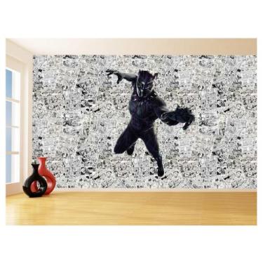 Imagem de Papel De Parede 3D Heróis Página Quadrinhos Hq 3,5M Nhma159 - Você Dec