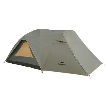 Imagem de Naturehike KOTA Barraca de acampamento para 4/6/8 pessoas, camada dupla, impermeável, 4 pessoas, 6 pessoas, 8 pessoas, tendas para acampamento, barraca grande e alta com varanda de vestíbulos