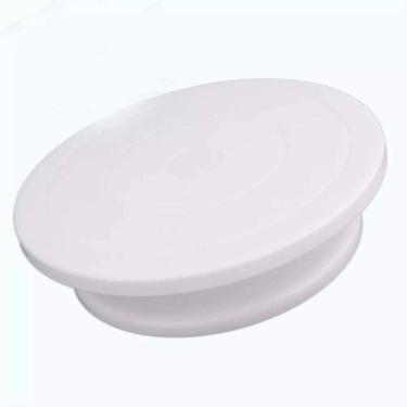 Imagem de Prato Giratório Bailarina Para Confeitar Bolos e Tortas 27,5cm