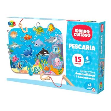 Imagem de GGB Plast Brinquedo Educativo Pescaria 20 Peças