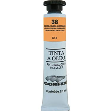 Imagem de TINTA A ÓLEO CORFIX 20ML GR-III AVULSO AMARELO CÁDMIO ALARANJADO 038
