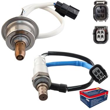 Imagem de DrCax 2 peças 234-9131 234-4574 sensor de oxigênio O2 upstream downstream conjunto proporção de combustível de ar aquecido compatível com Acura TLX ILX 2016-2021 Honda Accord 2013-2017 2.4L L4