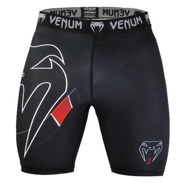 Imagem de Short Compressão Venum Black Belt Dark, Tamanho GG
