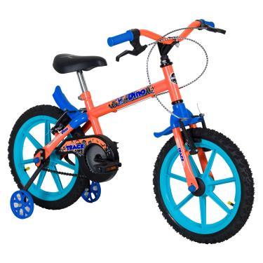 Imagem de TK3 Track Bicicleta Infantil Aro 16 Dino LB Laranja e Azul