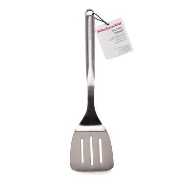 Imagem de Espátula Vazada de Aço Inox com Alça Luxo Premium KitchenAid