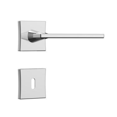 Imagem de Fechadura Classic 3000 Interna Roseta Quadrada Cromada 55mm Stam