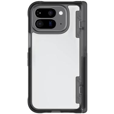 Imagem de Ghostek Capa transparente Covert Pixel 10 Pro com suporte integrado e proteção total da dobradiça projetada para Google Pixel10 Pro Fold 2025 (8 polegadas) (fosco)