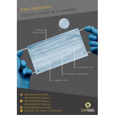 Imagem de Máscara descartável  - Sara maria 