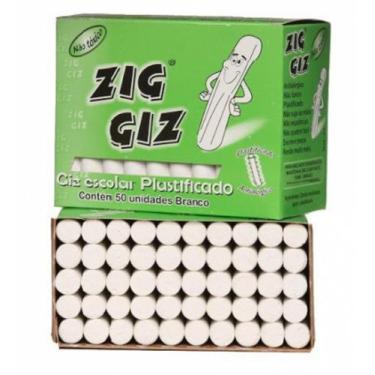 Imagem de Giz bc 50 unid antialergico branco zig giz