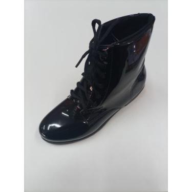 Imagem de Coturno feminino preto -  A C calçados