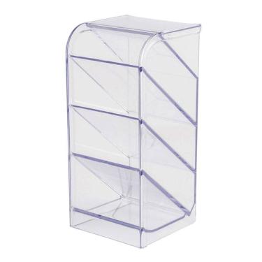 Imagem de Organizador diagonal multiuso 4 divisões cristal Waleu