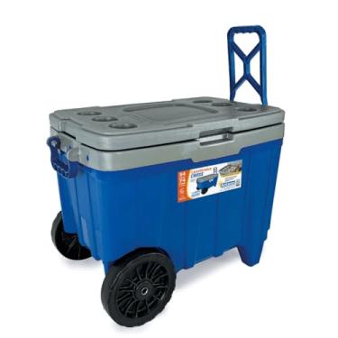 Imagem de Caixa Térmica Cooler 54l Rodas Grandes Praia Camping Antares