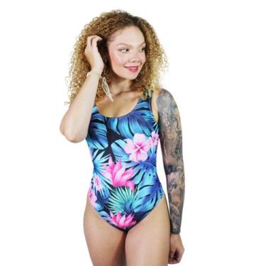 Imagem de Body Maiô Estampado Florais e Tropicais - NoBrand, M
