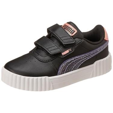 Imagem de Tenis Puma Carina 3.0 Blurry Dreams V Infantil Preto e Branco 22