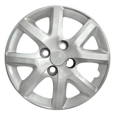 Imagem de Calota Grid Aro 13p 159cb-pta Prata Modelo Fiat Siena El 1.4 2014 Cubo Baixo - Pc / 4