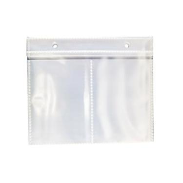 Imagem de 50 folhas de refil de álbum de fotos 5 x 3 páginas para fichário de 2 anéis, capas transparentes para fotos com 200 imagens, páginas de 2 bolsos de dois lados, protetor de folha de fotos com