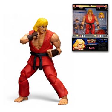 Imagem de Boneco Ken Figura De Ação Articulada Street Fighter 2 Ultra Multicolorido N-a