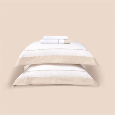 Imagem de Jogo de Cama Lençol Altenburg Haus Algodão Egípcio e Linho Supremo 300 Fios