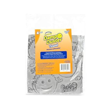 Imagem de Scrub Daddy Toalha de espanador úmida - Limpador de poeira durável semelhante a uma esponja para poeira de várias superfícies, coleta de pelos de animais de estimação, sujeira e sujeira de todos os